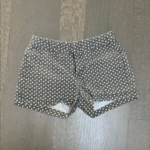 KHAKIS by GAP Green and White Patterned Shorts